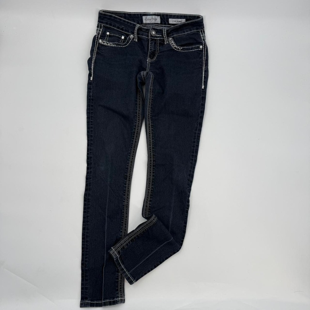 Daytrip Jeans Womens 27 Lynx Skinny Blue Denim TBT
